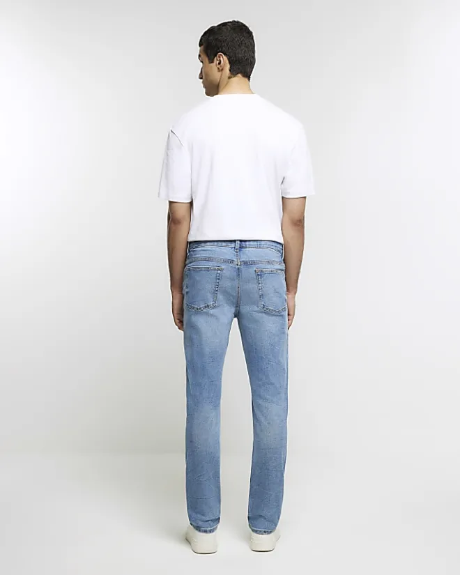 River Island slim fit jeans Blue Online