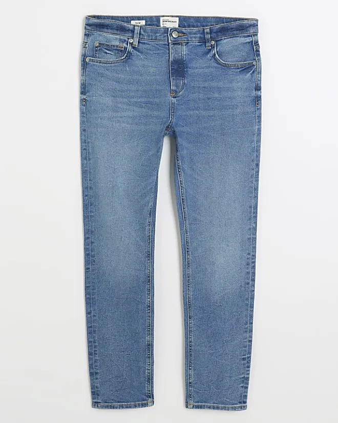 River Island slim fit jeans Blue Online
