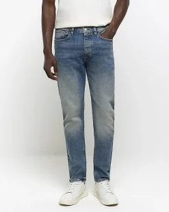 River Island slim fit jeans Blue Discount