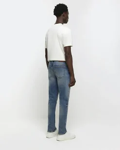 River Island slim fit jeans Blue Discount