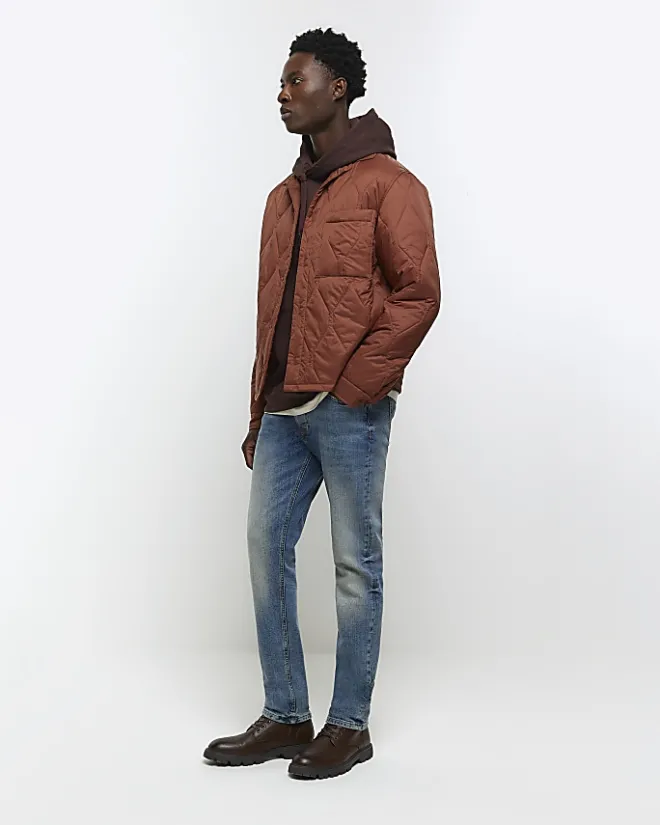 River Island slim fit jeans Blue Discount