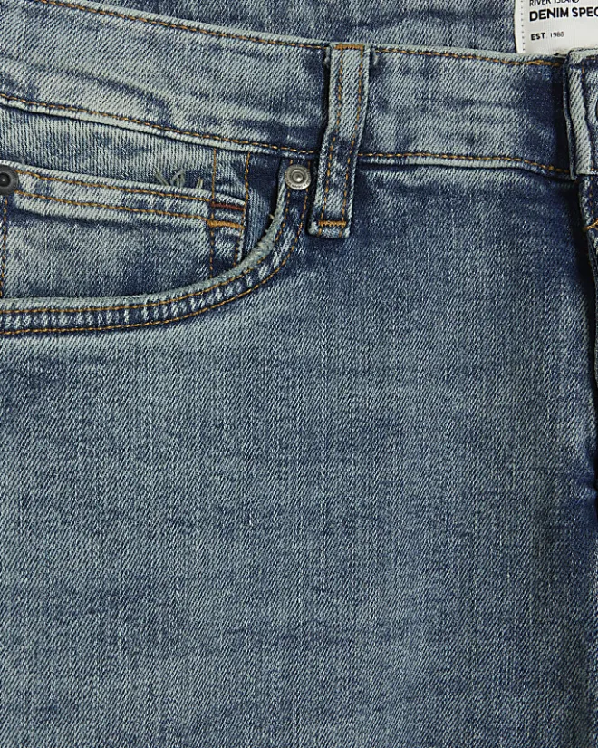 River Island slim fit jeans Blue Discount