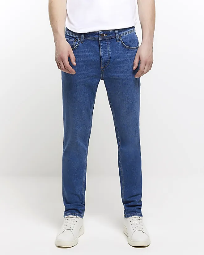 River Island slim fit jeans Blue Online