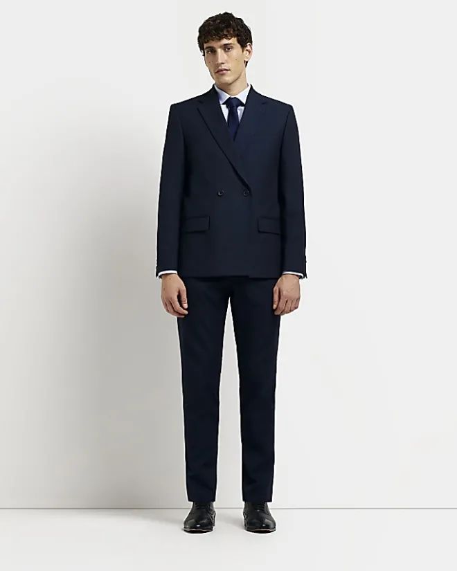 River Island slim fit smart shirt multipack Blue Discount