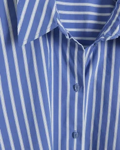 River Island stripe long sleeve shirt Blue Best