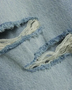 River Island wide leg ripped jeans Blue Discount