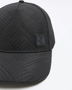 River Island Boys quilted cap Black Outlet