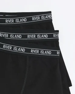 River Island Boys RI boxer shorts 5 pack Black New