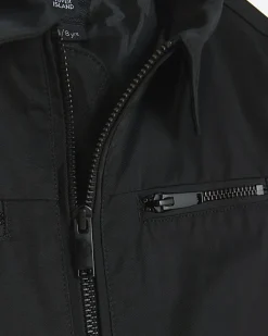 River Island boys tech shacket Black Hot