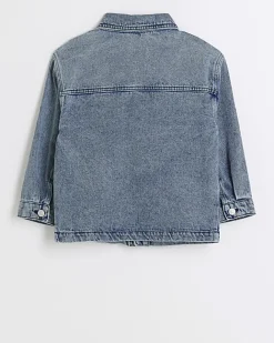 River Island Boys badged chore jacket Blue Best