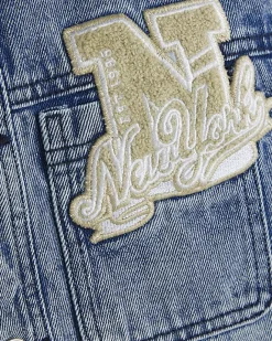 River Island Boys badged chore jacket Blue Best