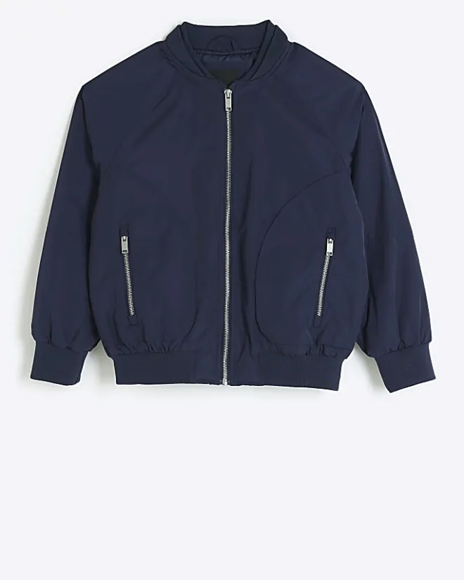 River Island Boys bomber jacket Navy Hot