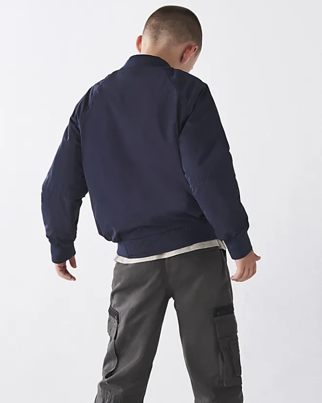 River Island Boys bomber jacket Navy Hot
