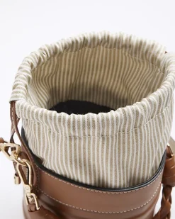River Island bucket cross body bag Brown Fashion