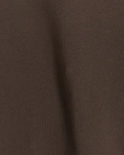 River Island crop plain sweatshirt Brown Clearance