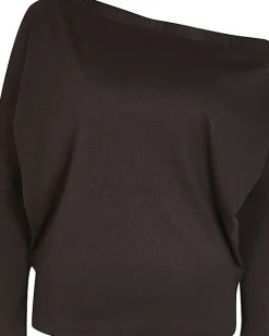 River Island maternity off the shoulder top Brown Online