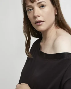 River Island maternity off the shoulder top Brown Online