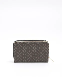 River Island RI monogram envelope purse Brown Hot