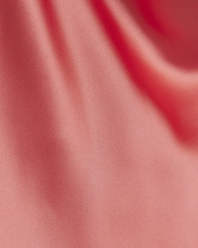 River Island Coral satin cowl neck cami top Orange New