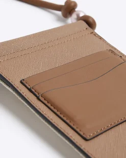 River Island canvas phone cross body bag Cream Best
