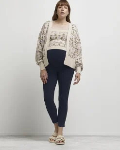 River Island maternity cami and cardigan set Cream Best