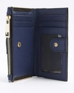 River Island RI monogram mini purse Cream New