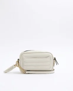River Island soft cross body bag Cream Hot