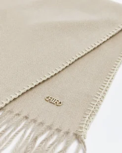 River Island stitch detail scarf Cream Fashion