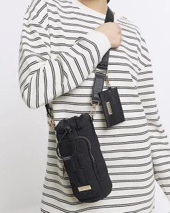 River Island stripe sweatshirt mini dress Cream Clearance