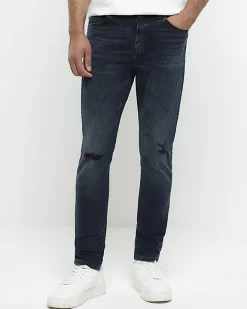River Island Dark skinny fit jeans Blue Hot