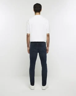 River Island Dark skinny fit jeans Blue Hot