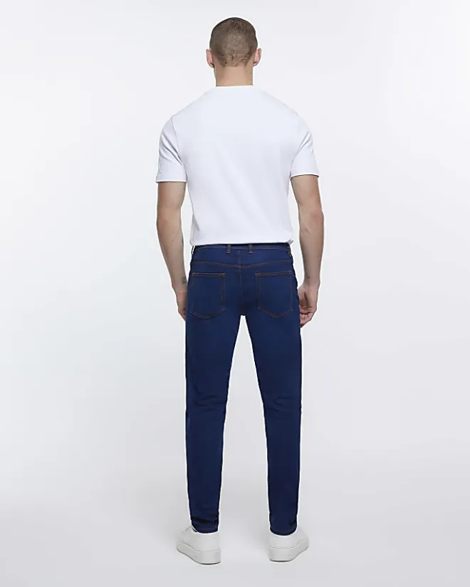 River Island Dark skinny fit jeans Blue Best