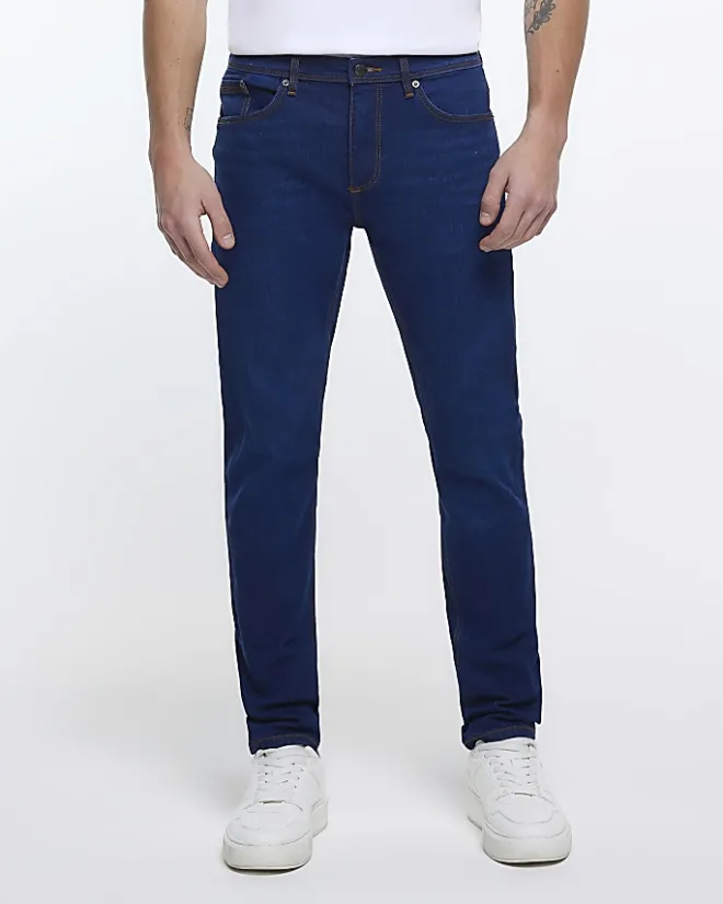 River Island Dark skinny fit jeans Blue Best