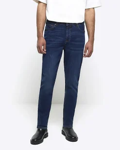 River Island Dark slim fit jeans Blue Hot