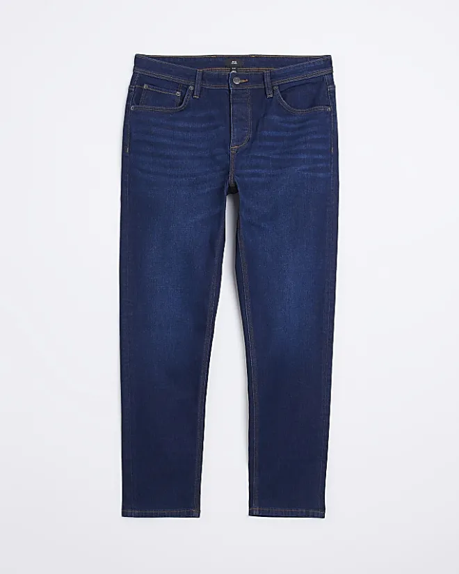 River Island Dark slim fit jeans Blue Best