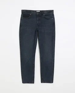 River Island Dark slim fit washed jean Blue Online