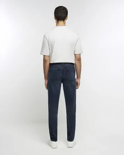 River Island Dark slim fit washed jean Blue Online