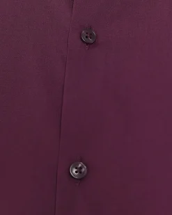 River Island Dark slim fit smart shirt Purple Sale