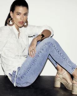 River Island Denim molly sculpt megan jeans Blue Best
