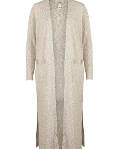 River Island Ecru space dye print maternity maxi cardigan Cream Online