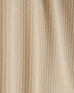 River Island Girls beige long sleeve ribbed bodysuit top Cream Sale