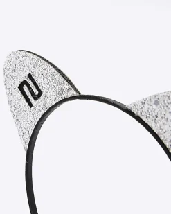 River Island Girls diamante cat ear hair band Black Best