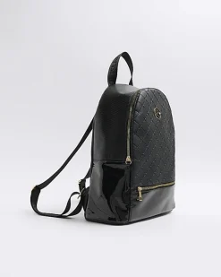 River Island Girls faux leather backpack bundle Black Sale