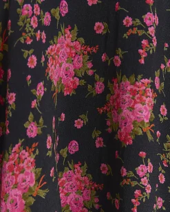 River Island Girls floral long sleeve dress Black Outlet