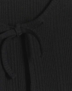 River Island Girls frill hem cardigan Black Discount