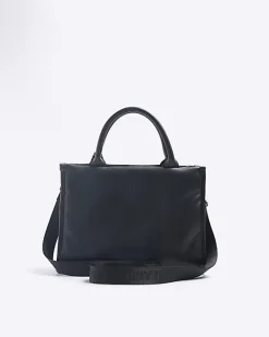 River Island Girls heart stud shopper bag Black Fashion