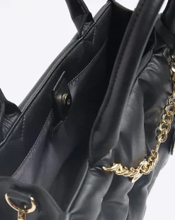 River Island Girls heart stud shopper bag Black Fashion