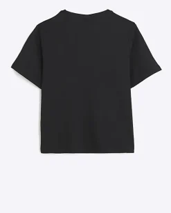 River Island Girls Juicy Couture T-Shirt Black Best
