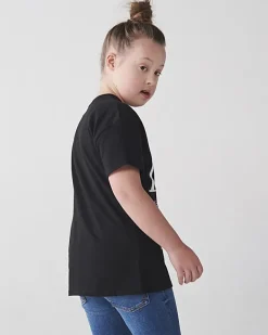 River Island Girls Paris graphic t-shirt Black New