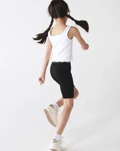 River Island Girls RI elasticated cycle shorts Black Hot